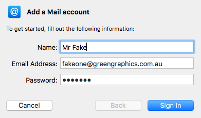 create a new mac email account